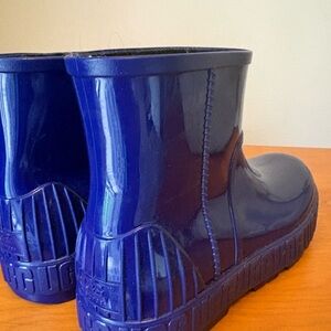 UGG Glossy Navy Blue Rain Boots